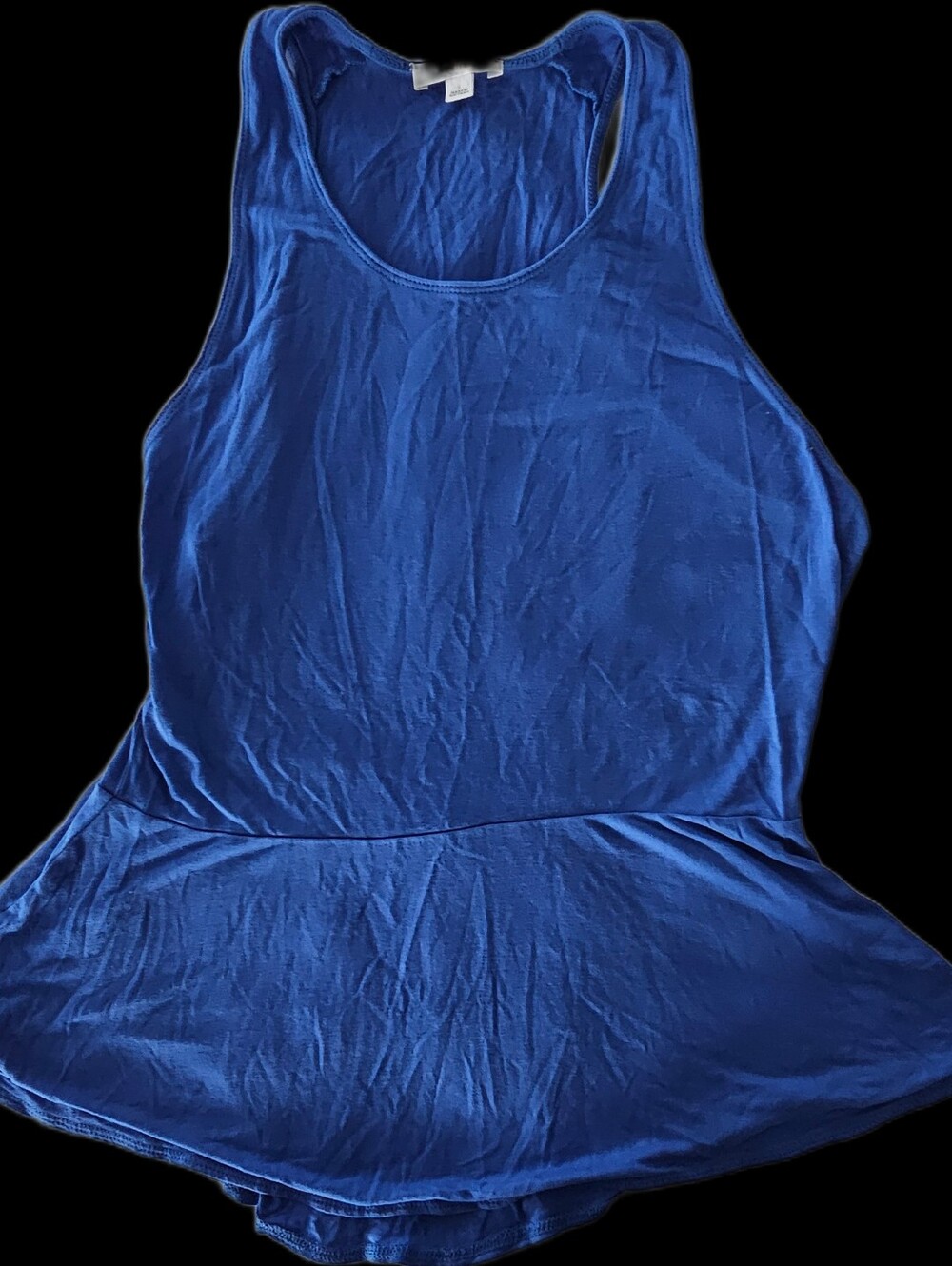 Wilfred Cobalt Racerback Peplum Tank Top